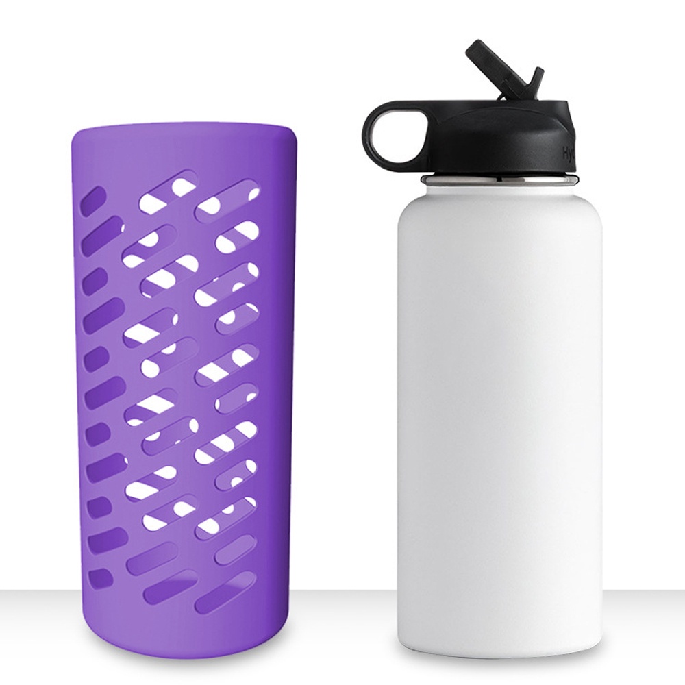 Cover Botol Air Minum Hydro Flask Bahan Silikon Anti Slip / Jatuh 32 / 40oz