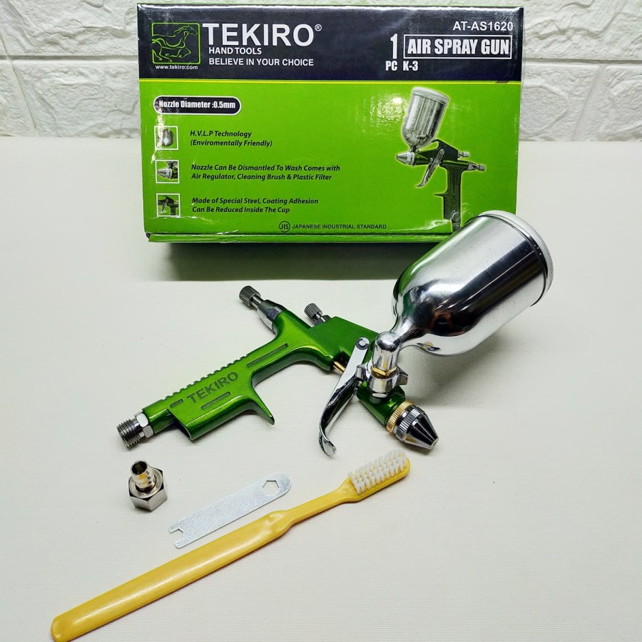 SPRAY GUN TEKIRO K3 TABUNG ATAS AIR SPRAY GUN TEKIRO K-3 ALAT SEMPROT CAT