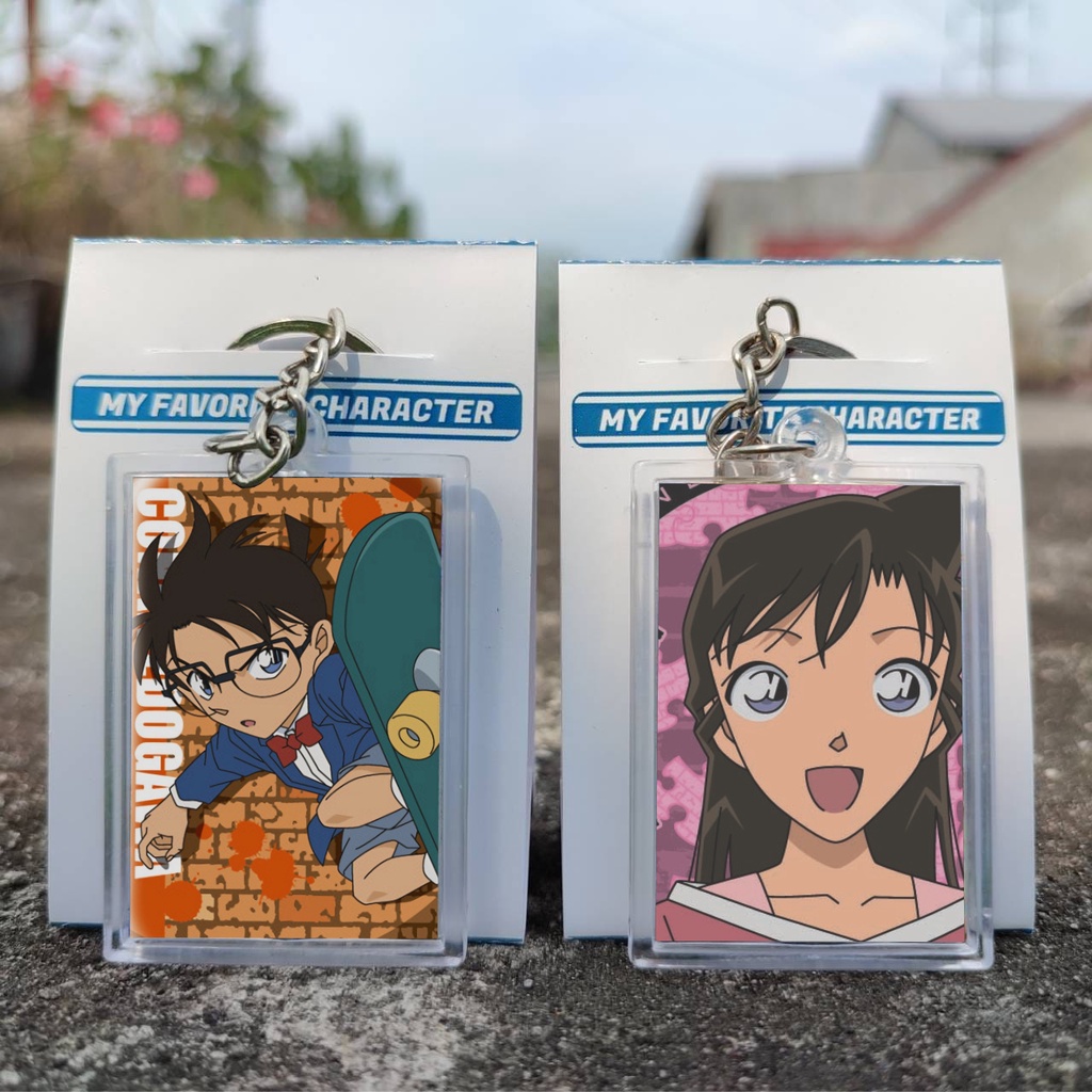 GANTUNGAN KUNCI DETEKTIF CONAN - Keychain Anime Detective Sinichi Kudo