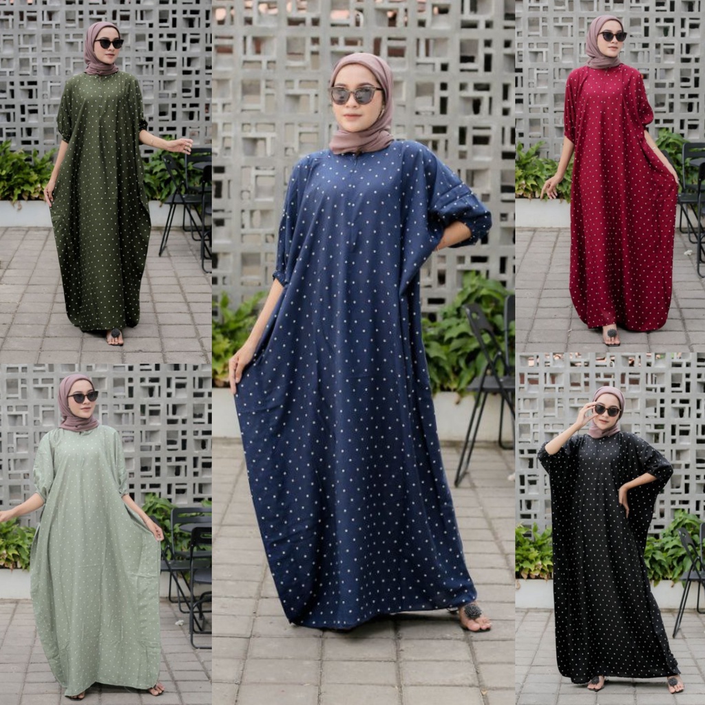 Meldi kaftan | Jois kaftan | Kaftan jumbo motif Polka | ld 140