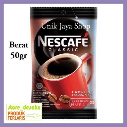 

57Ryr68- Nescafe Classic 50Gr - 100% Kopi Murni 4E57Edu-