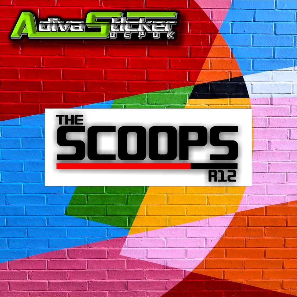 stiker the scoops r12 stiker cutting stiker motor stiker scoopy