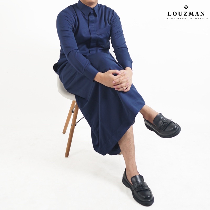 Louzman Thobe / Tub / Gamis / Jubah Slimfit Dewasa