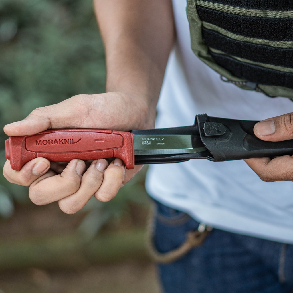 pisau morakniv basic 511 carbon - pisau adventure morakniv carbon - pisau morakniv original