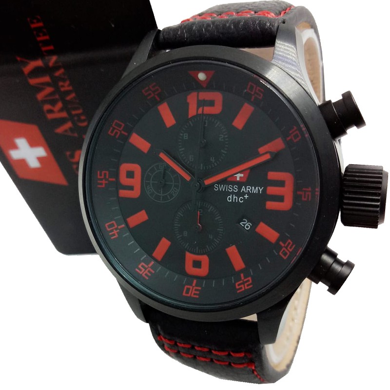 Jam Tangan Original  Swiss Army SA2087HM - Hitam Merah