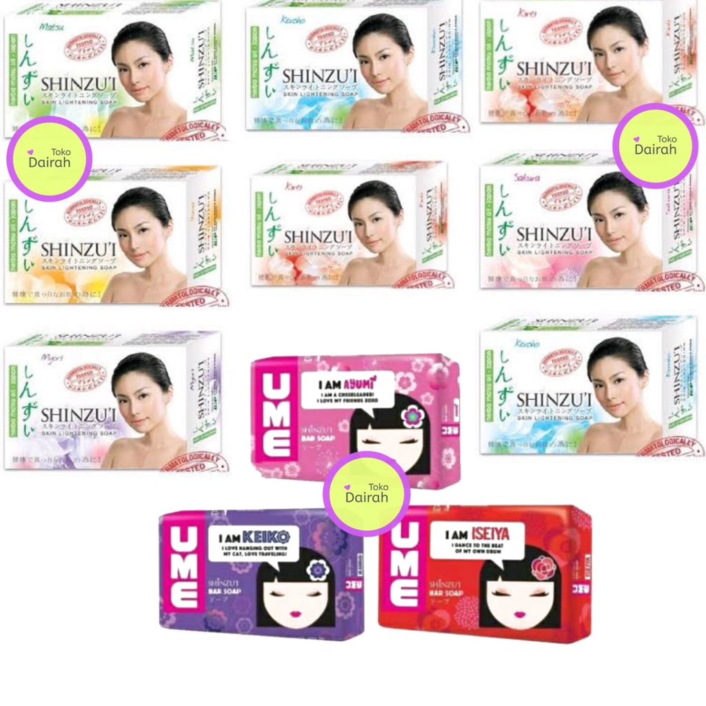 Sabun Shinzui | Sabun Mandi Shinzui | shinzui 85 gr | shinzui 65 gr | sabun pemutih | Shinzui kirei 