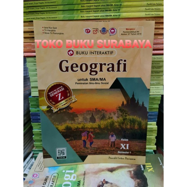 Buku lks pr interaktif geografi kelas XI,11 semester 1 tahun 2022 kurikulum merdeka belajar intan pa