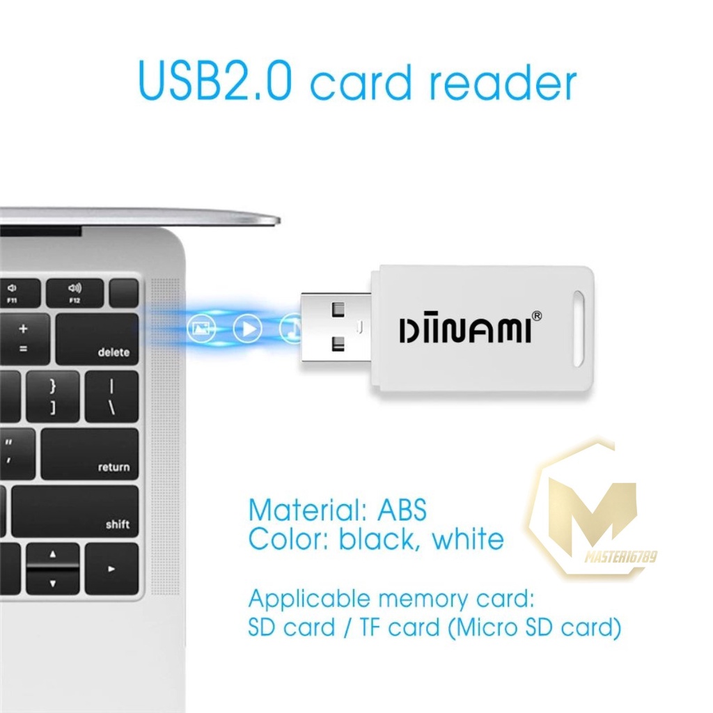 Card reader DIINAMI sd card &amp; Micro sd card high speed fast translit data usb 2.0 all in one for smartphone &amp; tablets MA2458