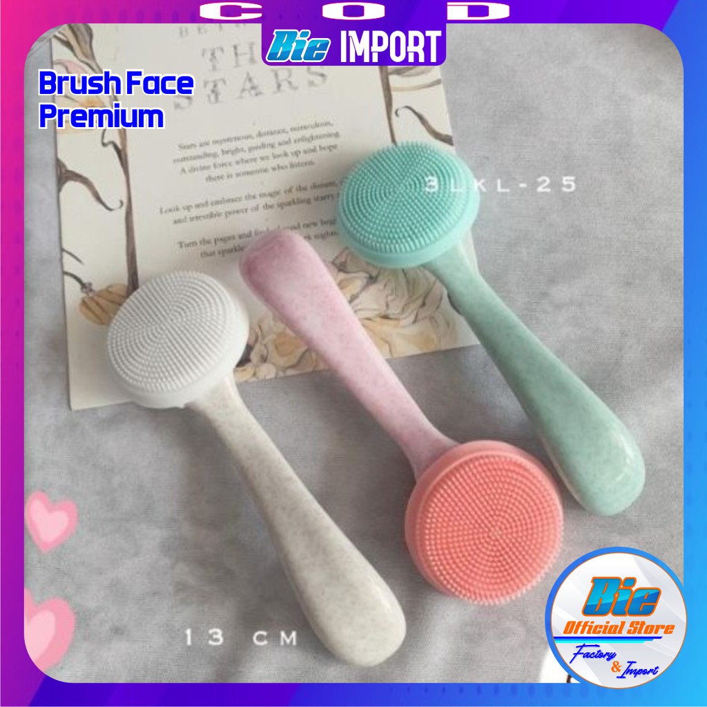 Facial Brush Face Premium / Silikon Pembersih Wajah Impor Best Seller