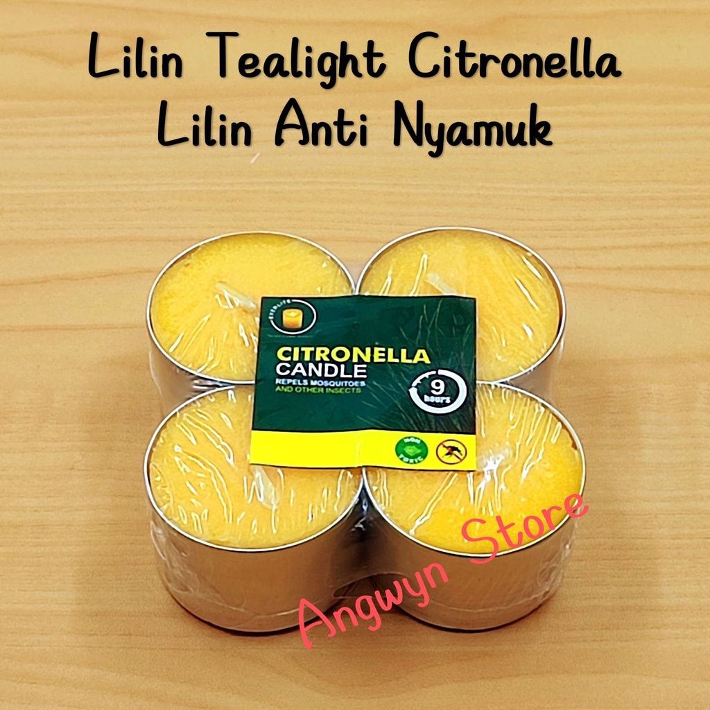 Lilin Tealight Citronella / Lilin Anti Nyamuk 9 Jam