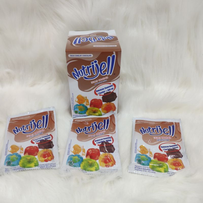 Nutrijell Jelly Powder Rasa Coklat 20 gr