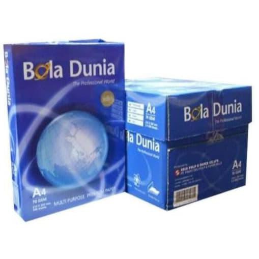 

Grab/Gojek Kertas Fotocopy Print A4 70 / 80 G Bola Dunia Box Dus - 70 Gram Bengbengstar1