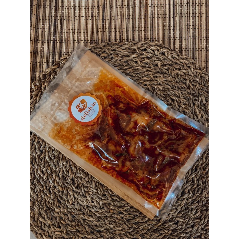 

Vacuum Seal Ceker Tanpa Tulang Korea/ Maeun Dakbal/ spicy boneless chicken feet DELISHIO