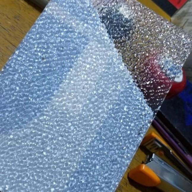 Atap SolarFlat embossed dan polos tebal 3mm