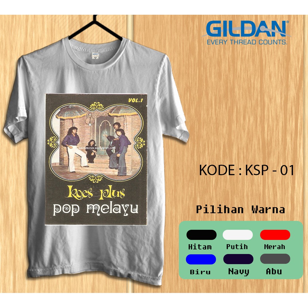Kaos Gildan Softstyle Koes Plus Pop Melayu