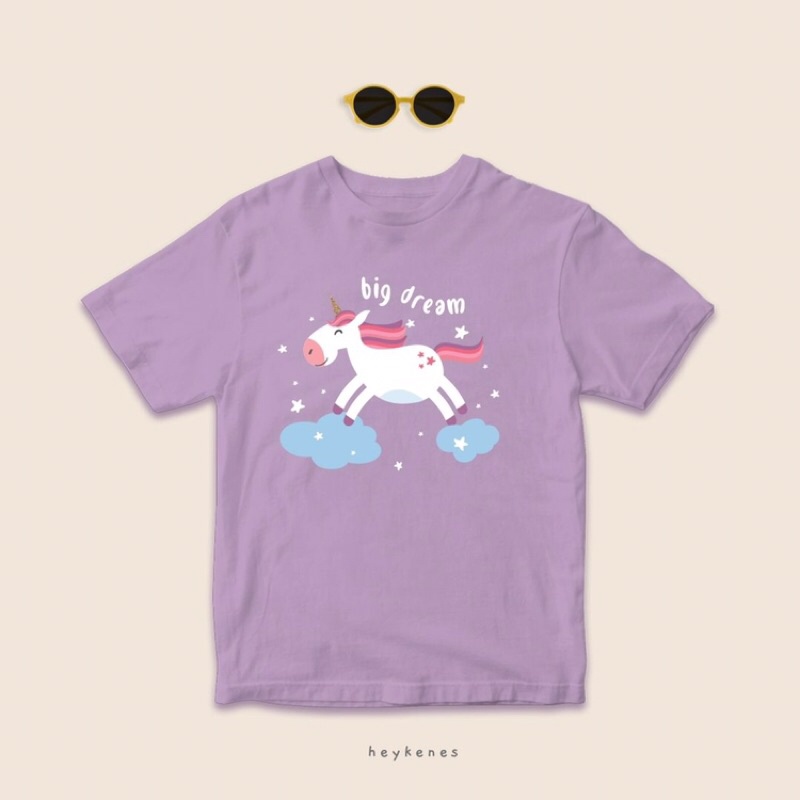 Heykenes Kaos Anak Unicorn Cotton 30s