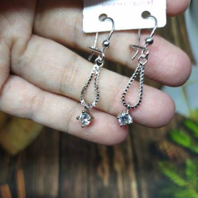 Xuping anting silver cantol jurai bulat