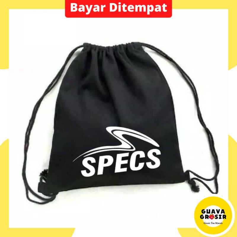 Tas sepatu bola Tas Ransel Olahraga Pira Wanita Tas Ransel Mini Wanita Tas sepatu futsal QC-Serut sablon Specs