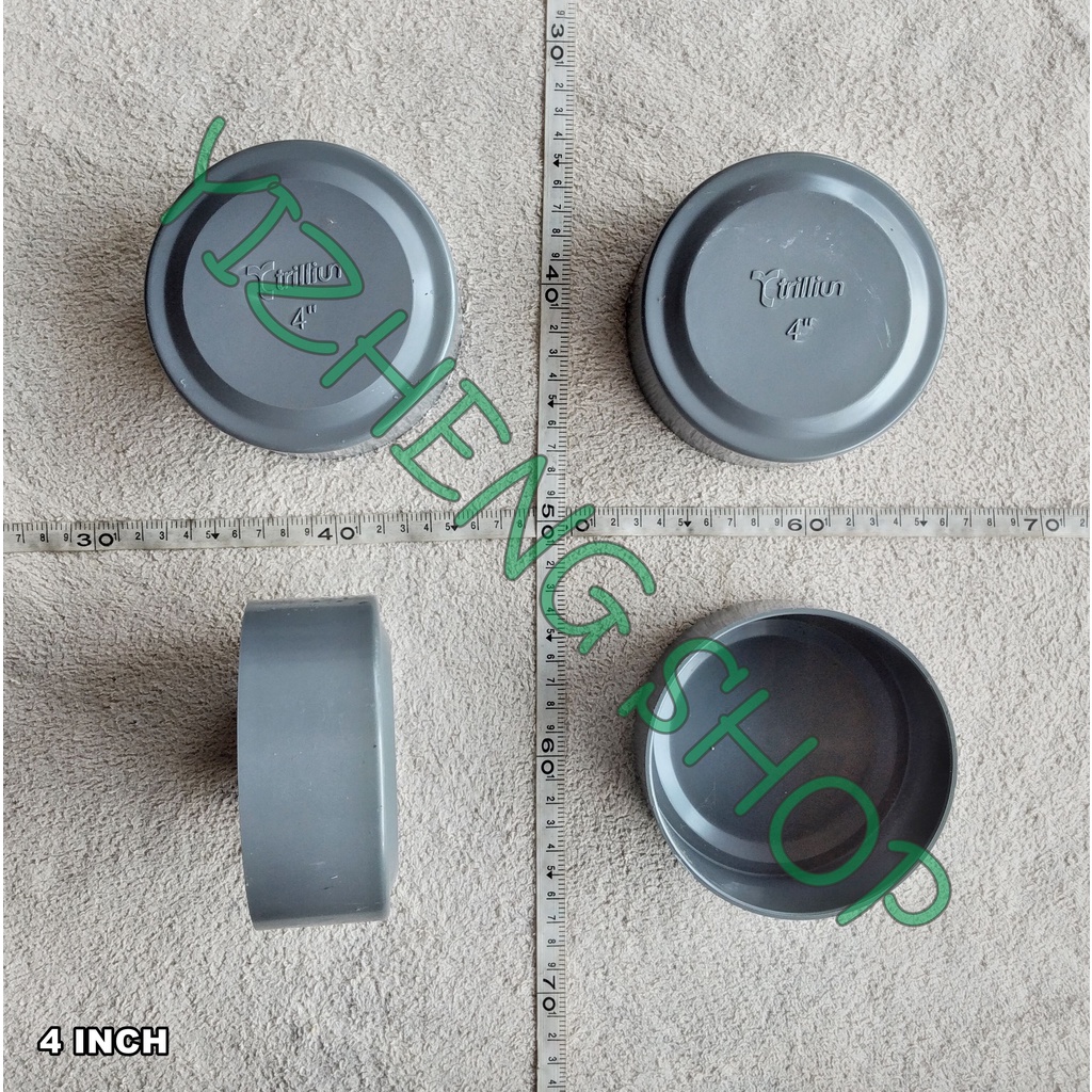 DOP / TUTUP PIPA PVC 4 INCH TRILLIUN