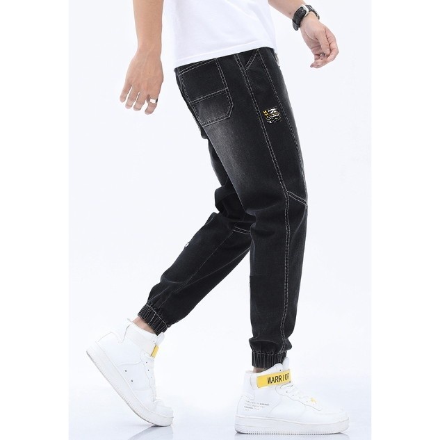 Celana Jogger Jeans Pria Original Pinggang Karet Celana Jeans Panjang Pria Joger Stretch Distro