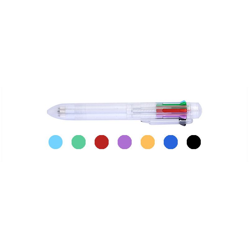 pulpen cetek 7 warna warni pena ball pen ballpoint