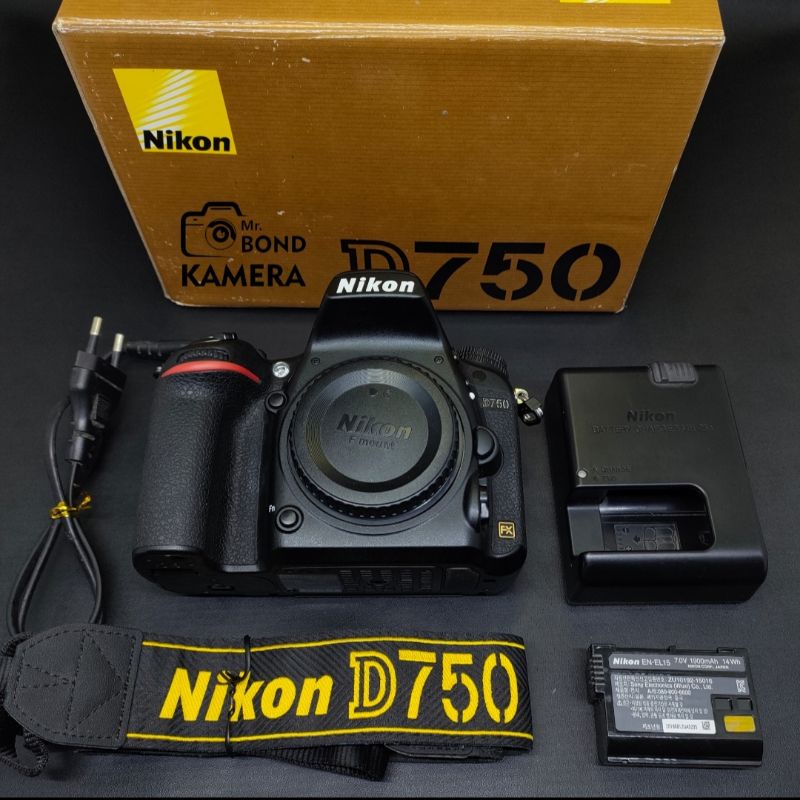 Nikon D750 Non WiFi SC POL RENDAH FULSET MURAH