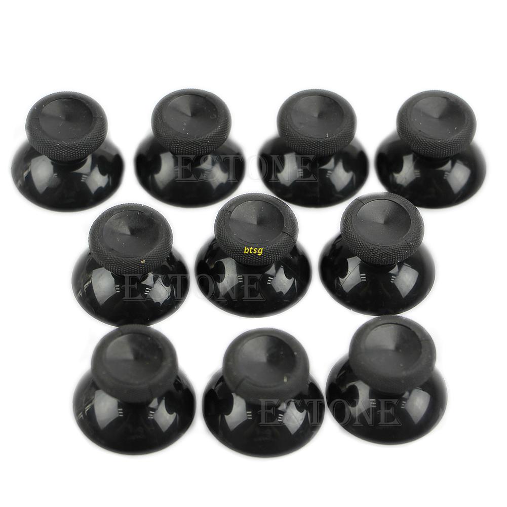 Btsg 10pcs Thumbstick Analog Pengganti Warna Hitam Untuk Controller