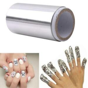 Alumunium foil soak off remove nail gel polish / hapus kutek gel