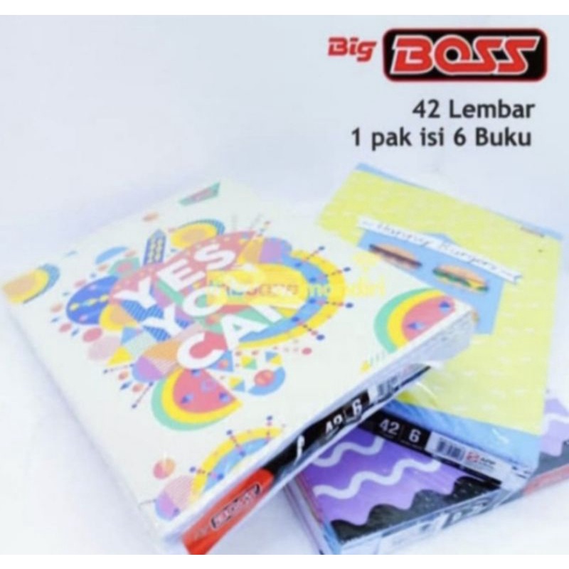 

BUKU BIG BOSS 42 LEMBAR ISI 6BUKU
