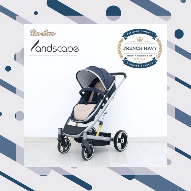 Stroller Kereta Dorong Bayi Hadap Ibu Cocolatte BNS CL 2029BR Landscape