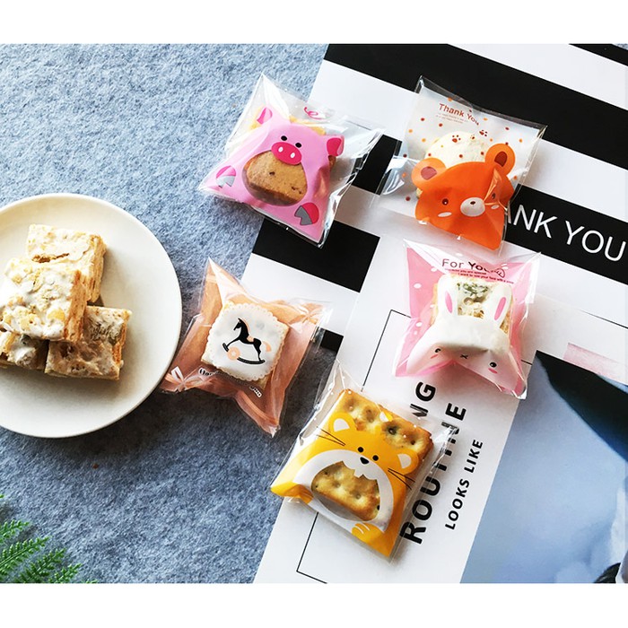 

plastik bungkus Animal isi 10 PC cookies kue plastik hadiah