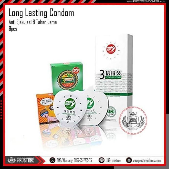 LONG LASTING CONDOM - KONDOM DOTTED KUAT TAHAN LAMA GERIGI DURI