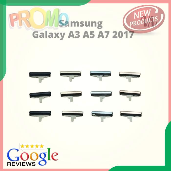 SPAREPART HP TOMBOL POWER ON OFF VOLUME SAMSUNG GALAXY A7 A5 A3 2017 TERLENGKAP
