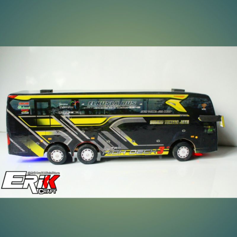 Miniatur bus Miniatur Bis Sudiro Tungga Jaya Rubya Mobil Mainan Hadiah Kado Anak
