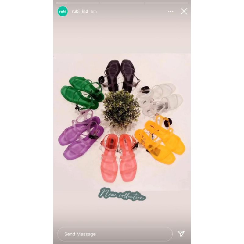 strappy Jelly Sandal RUBI