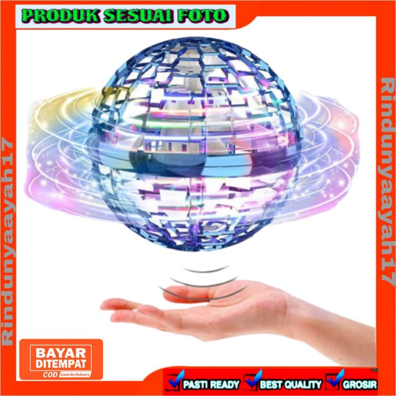 [RA] MAINAN FLYNOVA PRO MAINAN BOLA TERBANG UFO LED FLY SPINNER FLY NOVA 360 DERAJAT HELIKOPTER