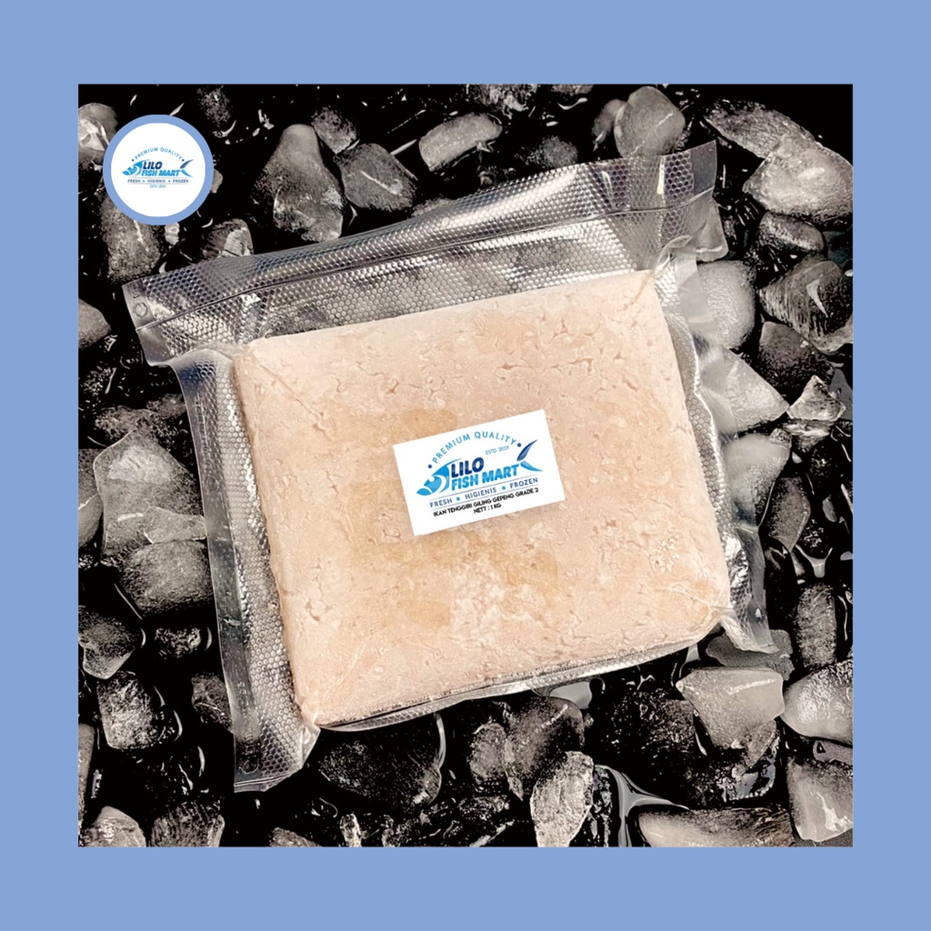 

Frozen Ikan Tenggiri Giling GEPENG/BETINA Fresh Murni Tanpa Campuran GRADE 2 (1kg)