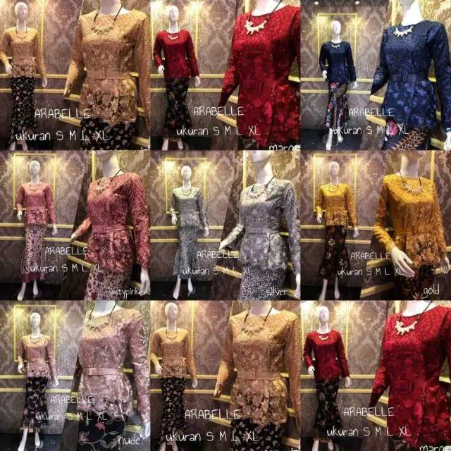 KEBAYA ARRABELLA/KEBAYA TUNANGAN/KEBAYA WISUDA/KEBAYA KONDANGAN/KEBAYA SERAGAMAN