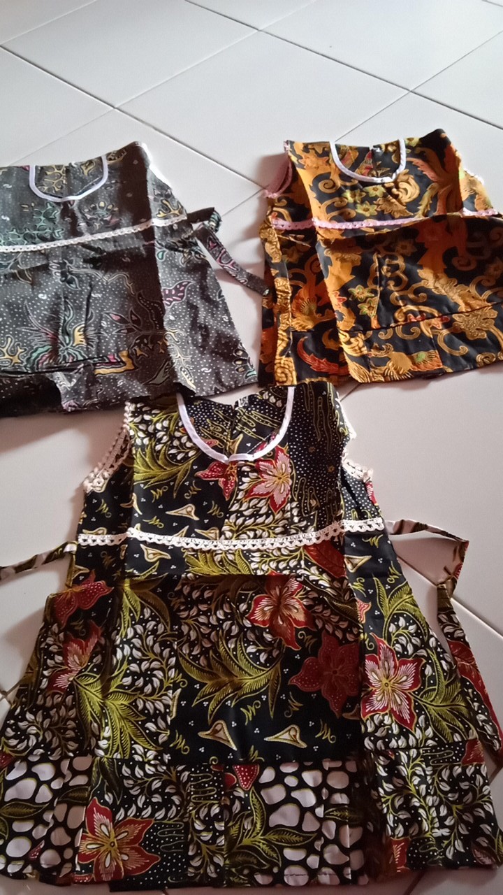 Dress Anak , Dress Bayi, Dres Batik Anak 0 - 7 Tahun