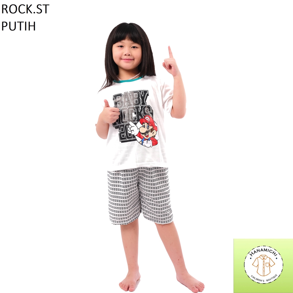 Hanamichi ROCK.ST Setelan Anak Lengan Pendek