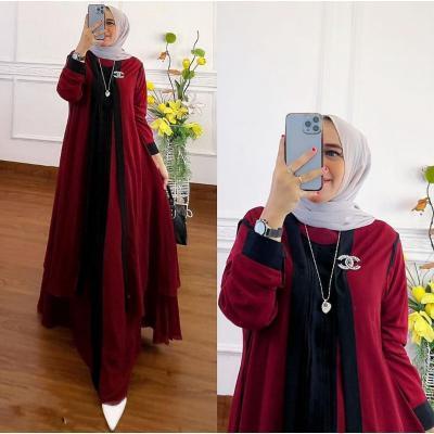 Raneya Maxi Ceruty Busui / Gamis Ceruty Polos / Baju Gamis Terbaru / Gamis Busui / Dress Muslim Terbaru / Ceruty Gamis Terbaru / Casual Gamis Ceruty / Maxi Dress Muslimah / Baju Muslimah Kekinian / Gamis Casual Terbaru 2022 / Dress Muslimah Busui