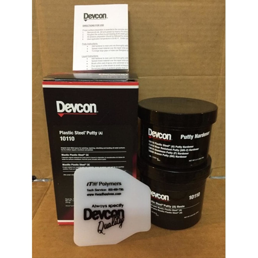 devcon A epoxy plastic steel 454gr type 10110 DEVCON 10110 454 gram