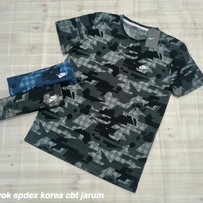 KAOS PREMIUM NIKE SHADOW / Baju running gym olahraga training pria