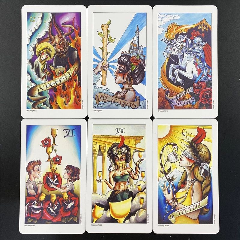 Eight Coins Tattoo Tarot