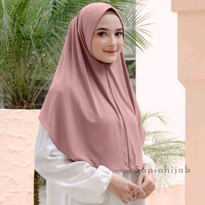 Maudie - Hijab Instan Jersey semi Syar`i | Jilbab Instan Jersey