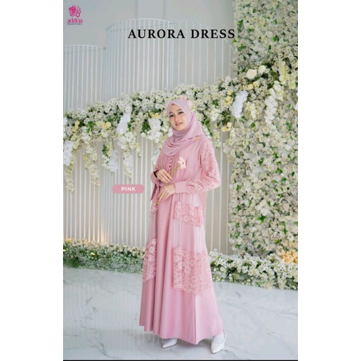 Aurora Dress Size S ORI by Adzkia Hijab Syar'i