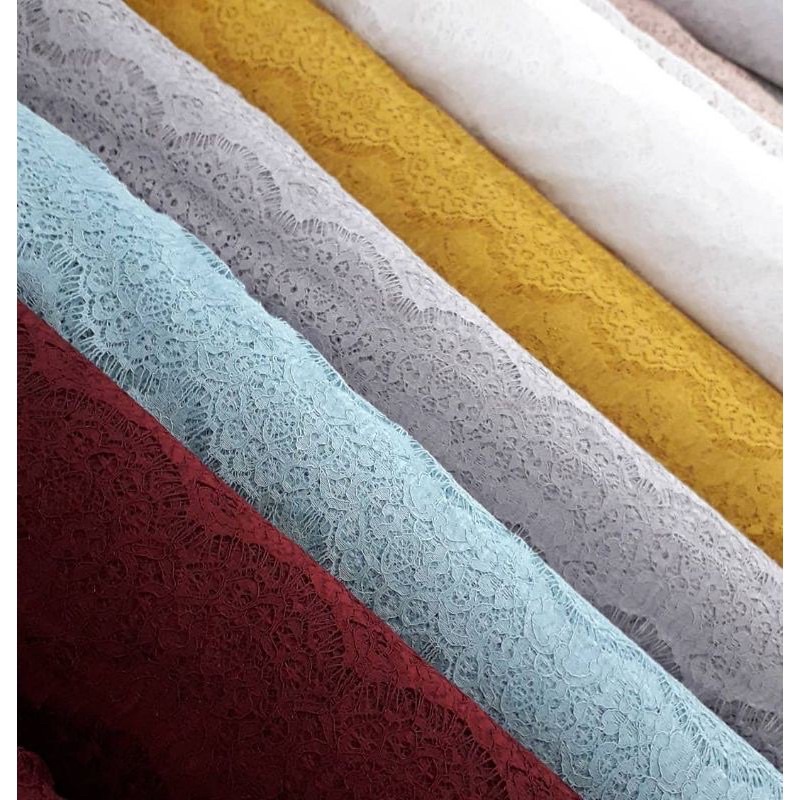 kain brokat renda//brukat renda non gliter// brokat lace//kebaya