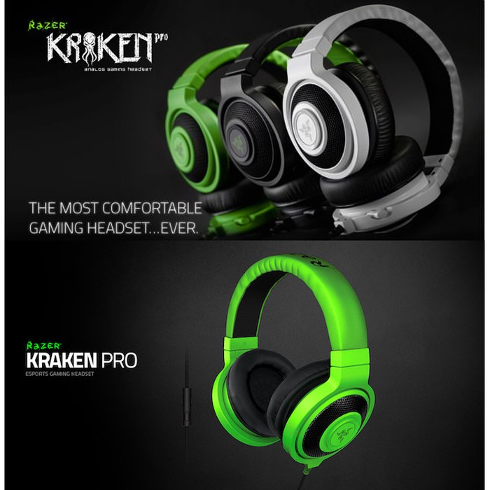Original Razer Kraken Pro Gaming Headset Over Ear Headphone No Box