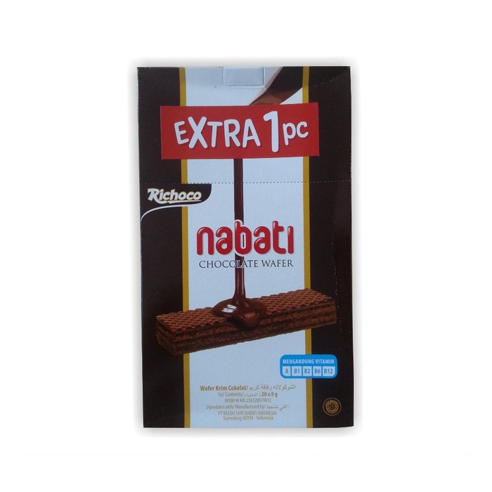 

NABATI WAFER COKLAT 8 GRAM