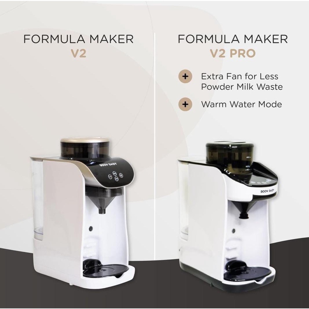 READY STOCK BOOV BABY V2 PRO SMART FORMULA MILK MAKER / mesin pembuat susu formula / baby boov / boov baby dispenser / pembuat susu otomatis / anti kembung / guarantee / garansi / original / milk maker / terlaris / viral